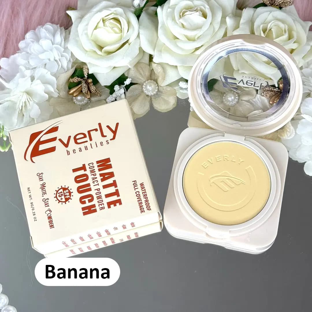 Everly Beauties Matte Touch Compact Powder SPF 15+