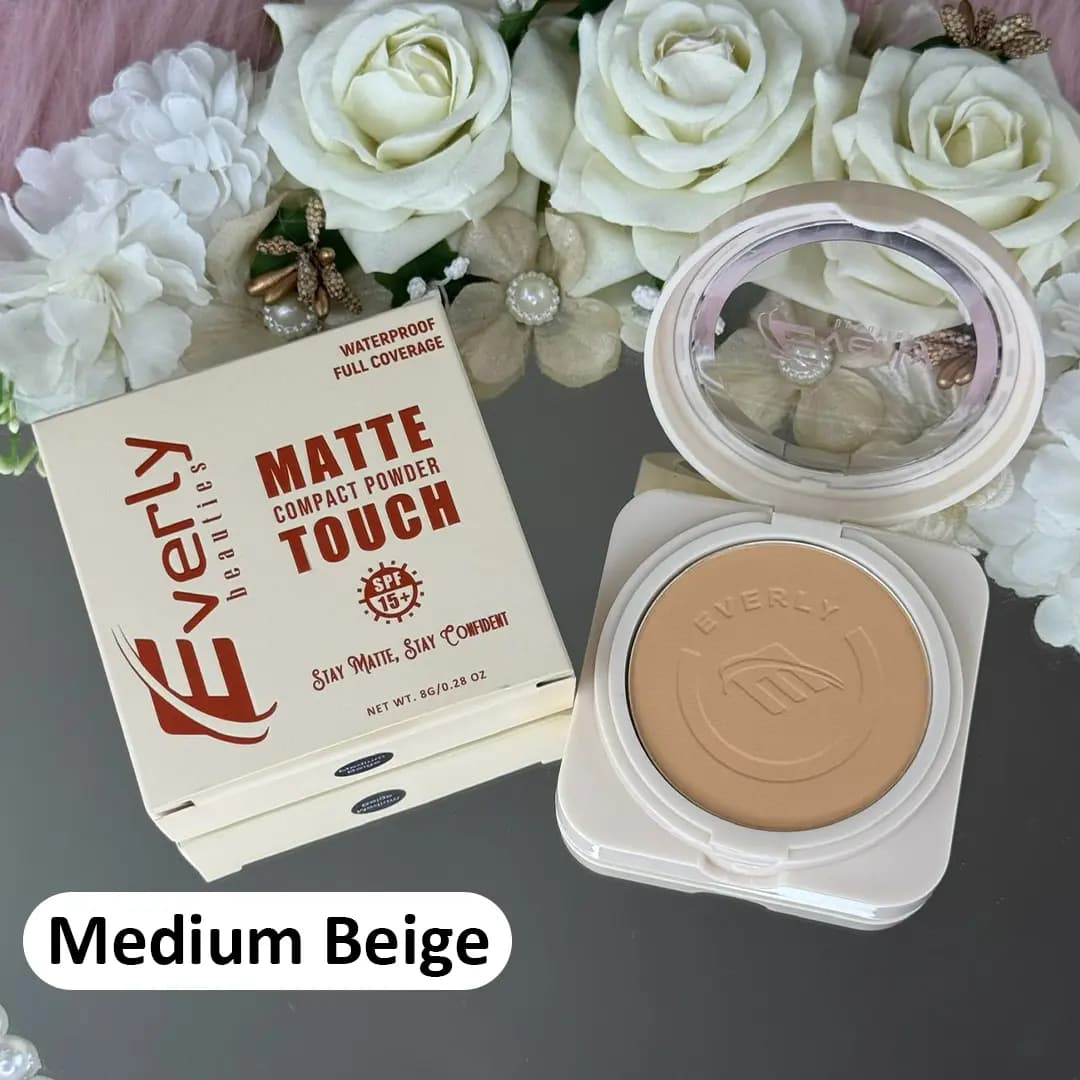 Everly Beauties Matte Touch Compact Powder SPF 15+
