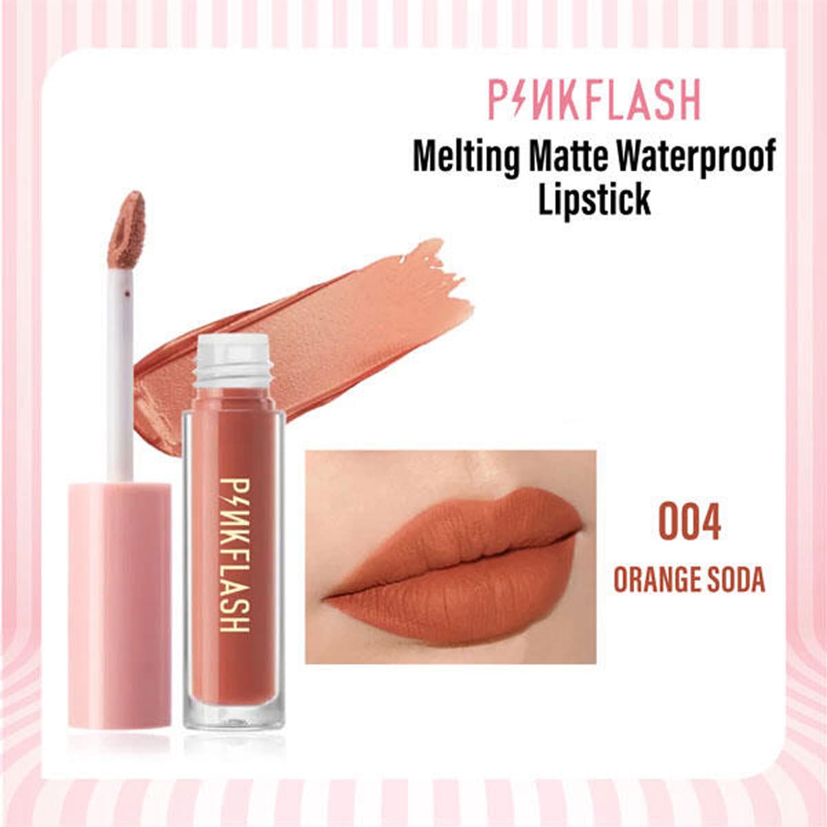 Pink Flash PF LO1 Liquid Matte lipstick (Buy 1 Get 1 Free)