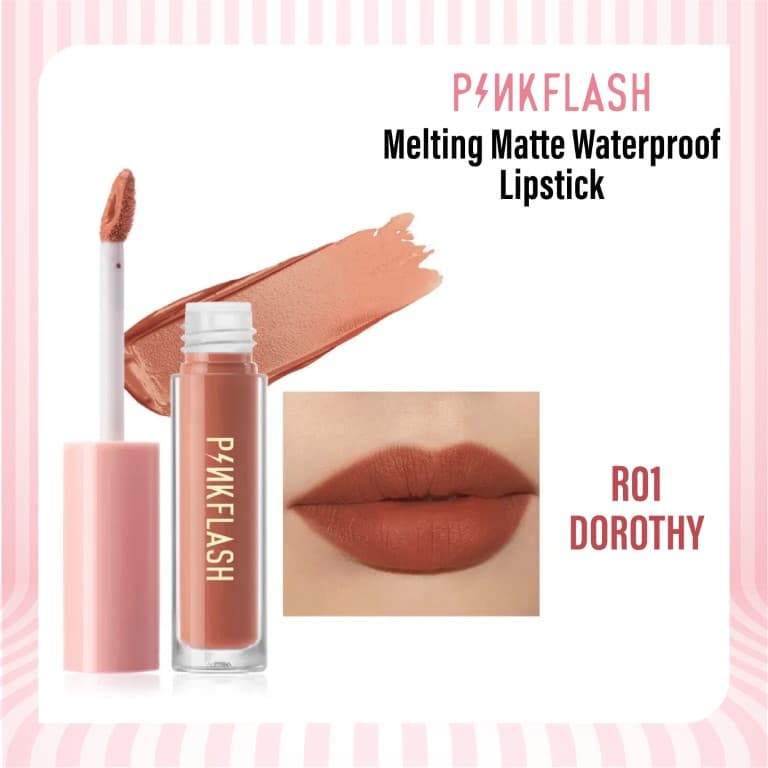 Pink Flash PF LO1 Liquid Matte lipstick (Buy 1 Get 1 Free)