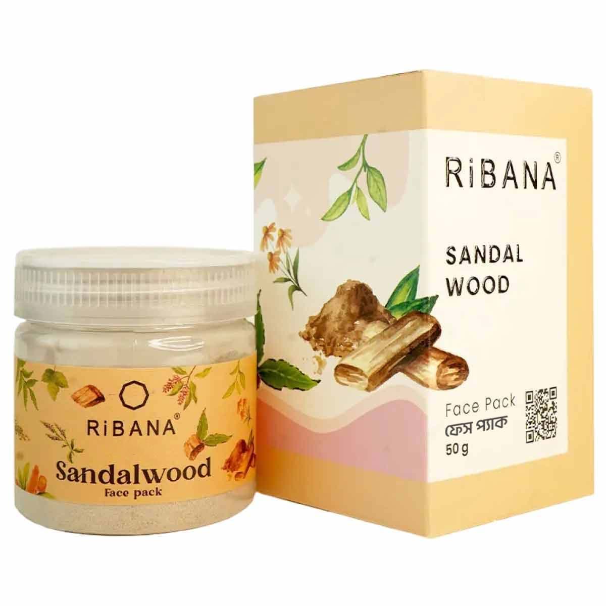 Ribana Sandal Wood Face Pack