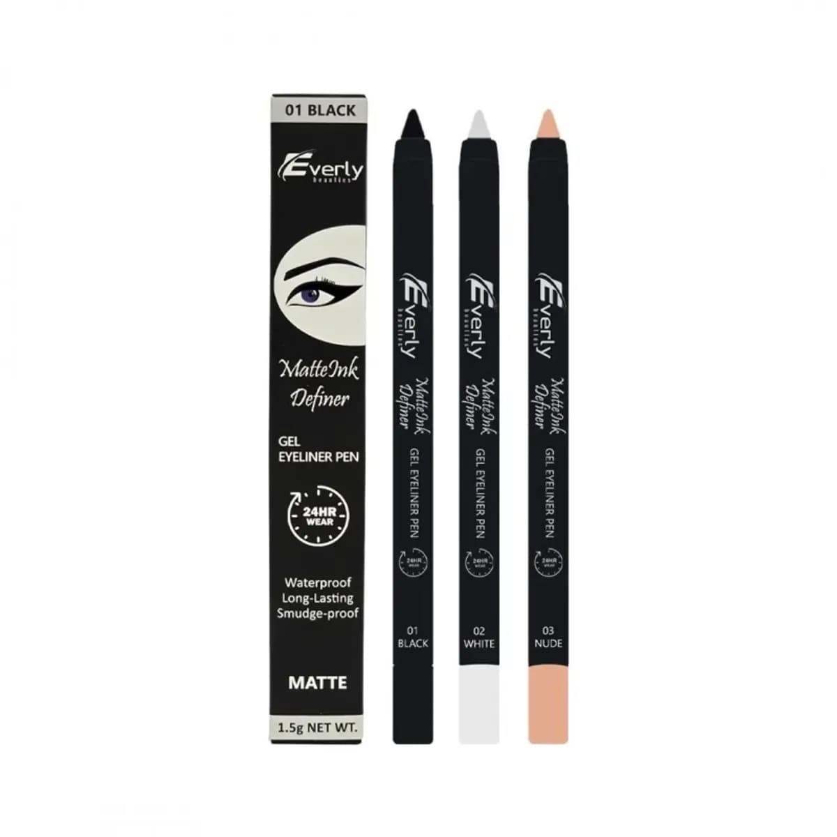 Everly Beauties Matte Ink Definer Waterproof Gel Eyeliner Pen