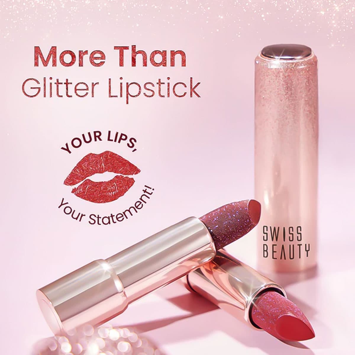 Swiss Beauty More Than Glitter Lipstick