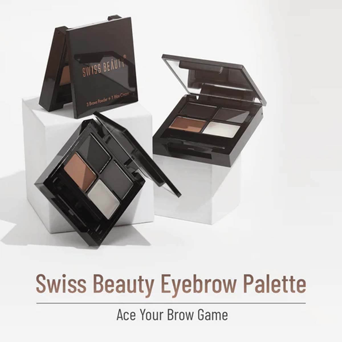 Swiss Beauty 3-in-1 Eyebrow Palette